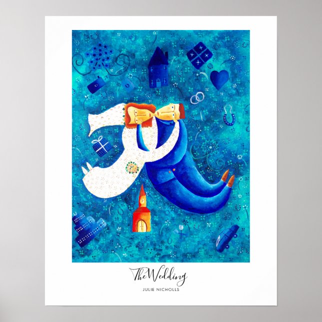 Póster La pintura Boda (Frente)