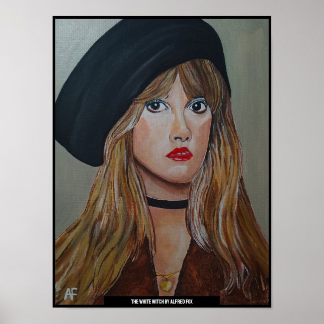 Póster La pintura de bruja blanca de Alfred Fox (Frente)