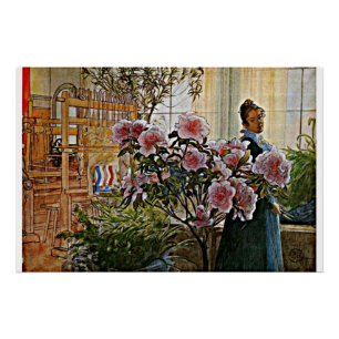 Póster La pintura de Carl Larsson, Azalea,