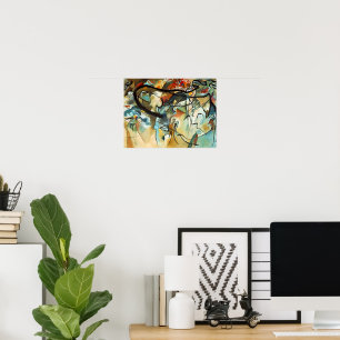 Póster La pintura de Kandinsky, Composición V,