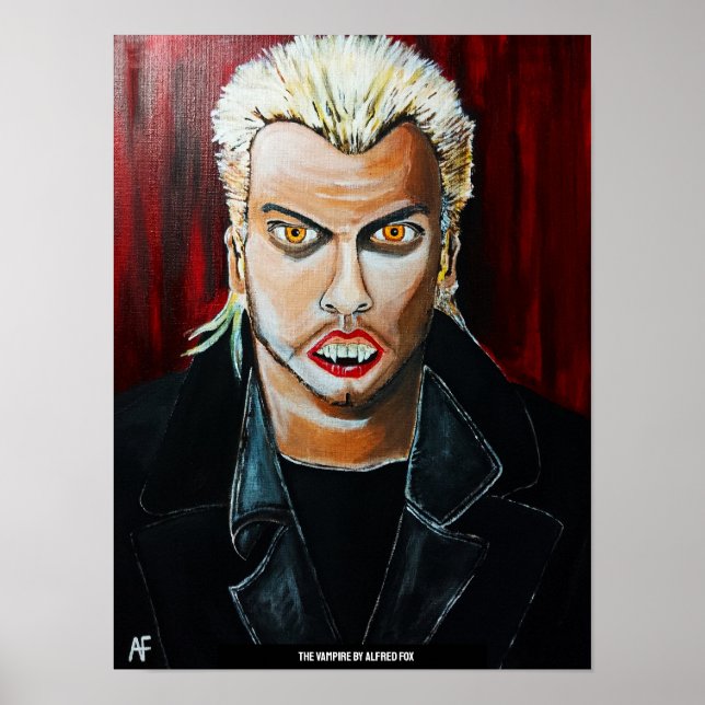 Póster La pintura de vampiros de Alfred Fox (Frente)