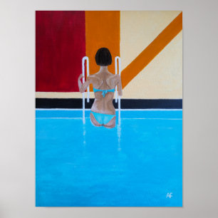 Póster La pintura del Gran Resort por Alfred Fox