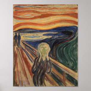 Póster La pintura del grito - Edvard Munch - 1910