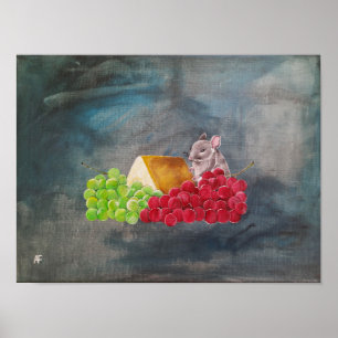 Póster La pintura del invitado no invitado de Alfred Fox