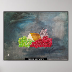 Póster La pintura del invitado no invitado de Alfred Fox