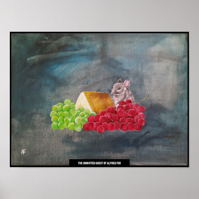 Póster La pintura del invitado no invitado de Alfred Fox (Frente)