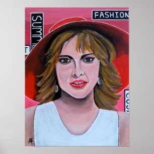 Póster La pintura del maniquí de Alfred Fox