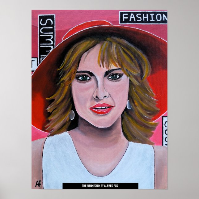 Póster La pintura del maniquí de Alfred Fox (Frente)
