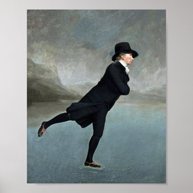 Póster La pintura del Ministro de Patinaje de Henry Raebu (Frente)