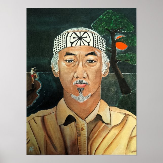 Póster La pintura del Sensei de Alfred Fox (Frente)