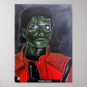 Póster La pintura del zombie de Alfred Fox