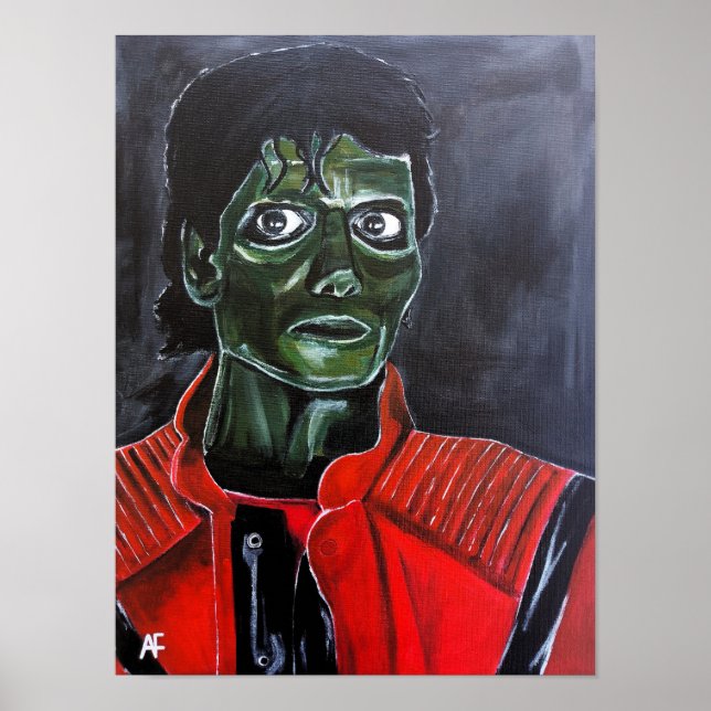 Póster La pintura del zombie de Alfred Fox (Frente)