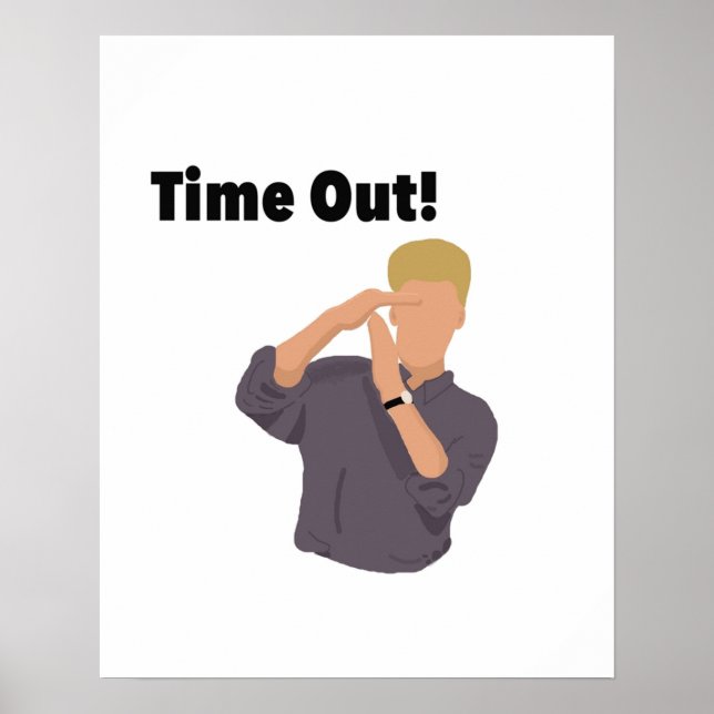 Póster La pintura digital de Zack Morris Time Out (Frente)