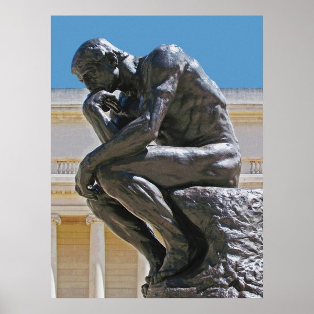 Póster La pintura fotográfica de Thinker (Frente)
