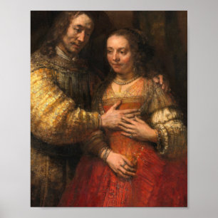 Póster La pintura judía de novia de Rembrandt