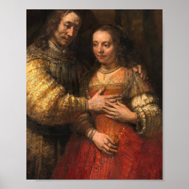 Póster La pintura judía de novia de Rembrandt (Frente)