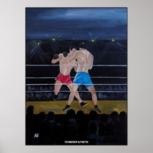 Póster La pintura Los Boxeadores de Alfred Fox