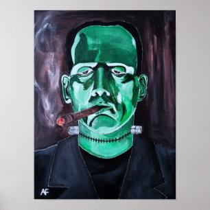Póster La pintura monstruosa de Alfred Fox