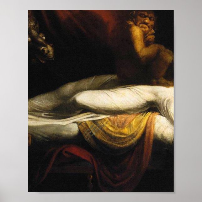 Póster La pintura nocturna Henry Fuseli Thomas Burke (Frente)