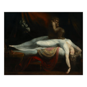 Póster La pintura pesadilla de Henry Fuseli