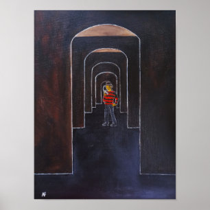 Póster La pintura The Dream Stalker de Alfred Fox