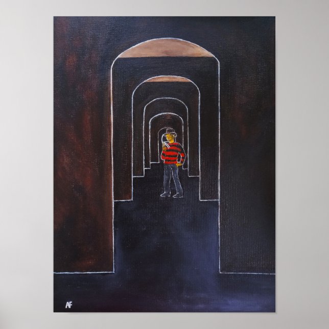 Póster La pintura The Dream Stalker de Alfred Fox (Frente)