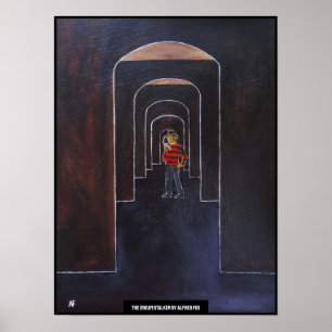 Póster La pintura The Dream Stalker de Alfred Fox