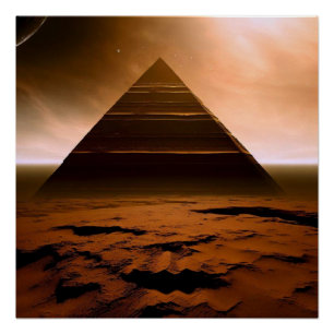 Póster La pirámide del planeta rojo