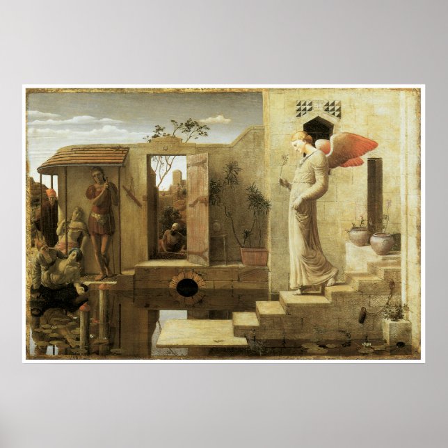 Póster La piscina de Bethesda, 1876-77, Robert Bateman (Frente)