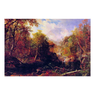 Póster La piscina esmeralda de Albert Bierstadt