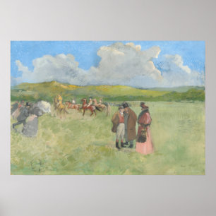 Póster La pista de carreras - Jean-Louis Forain Bella Art