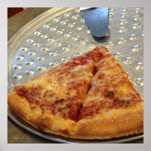 Póster La pizza corta el poster