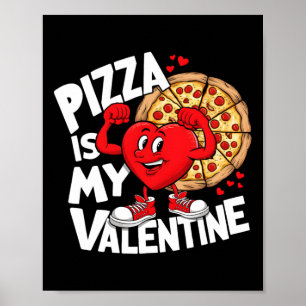 Póster La pizza gastronómica es mi meme valen de San Vale