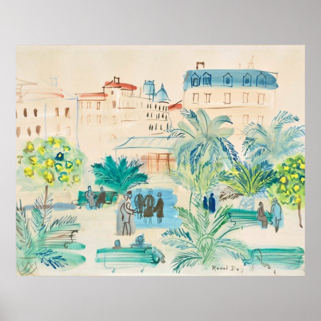 Póster La Place Arago | Raoul Dufy (Frente)