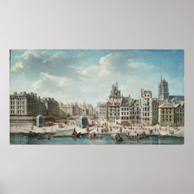 Póster La Place de Greve, París (Frente)