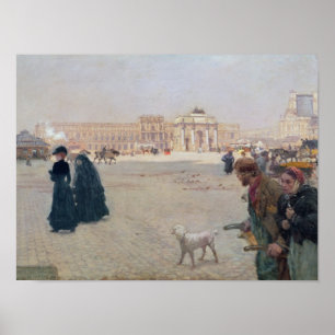 Póster La Place du Carrousel, París