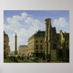 Póster La Place Vendome, 1808