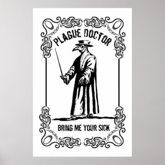 Póster La plaga Médica Halloween Props