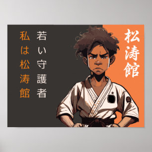 Póster La plántula de Shotokan: el florecer del destino
