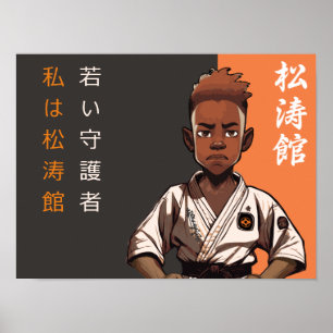 Póster La plántula de Shotokan: el florecer del destino