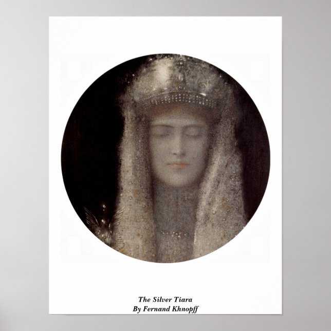 Póster La Plata Tiara De Fernand Khnopff (Frente)