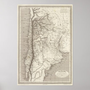 Póster La Plata y Chile
