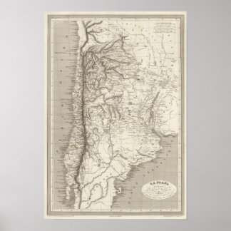 Póster La Plata y Chile