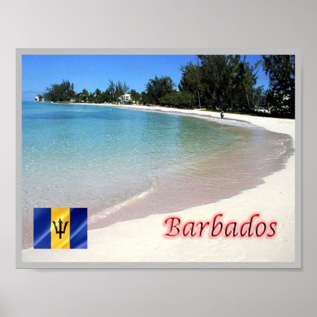 Póster La playa - Barbados - (Frente)