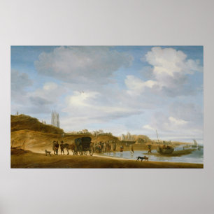 Póster La playa de Egmond-an-Zee