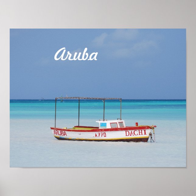 Póster La playa de Hut de Fisherman (Frente)