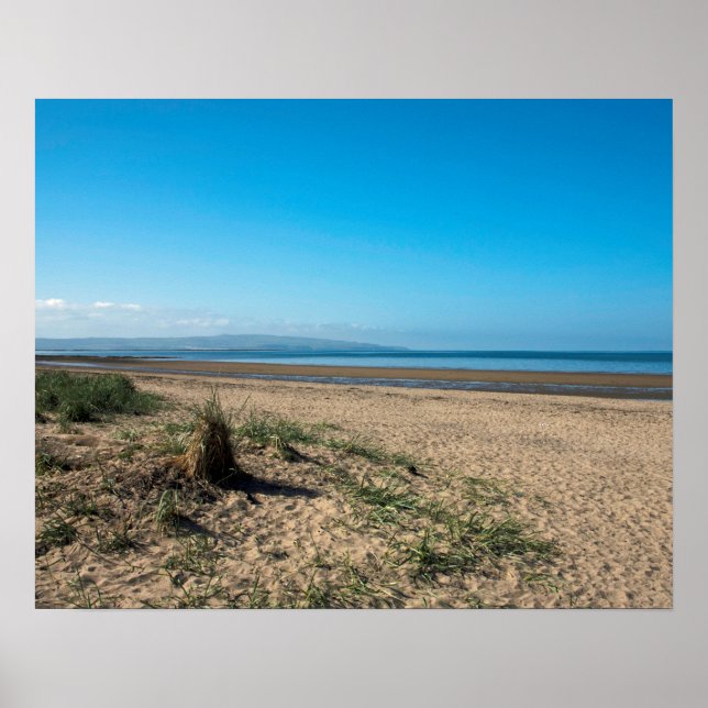 Póster La Playa De La Postcard De Troon Scotland (Frente)