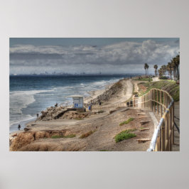 Póster La playa de los acantilados