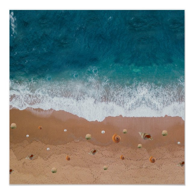 PÓSTER LA PLAYA DE SEASCAPE REVELA VACACIONES DE VERANO (Anverso)