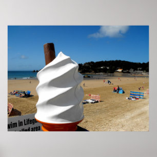 Póster La playa de St Brelade